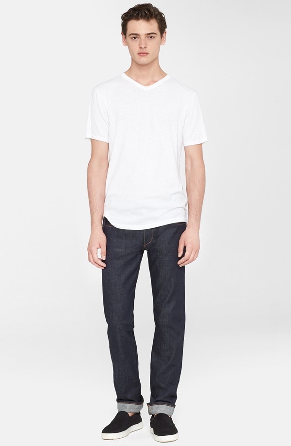rag & bone V-Neck White T-Shirt